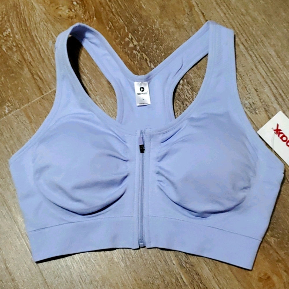 NWT Sports Bra w/ Front Zipper